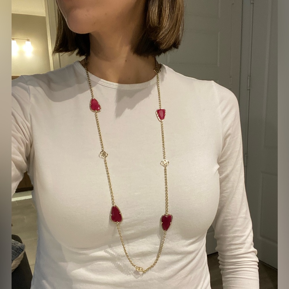 Kendra Scott Ruby Long Necklace